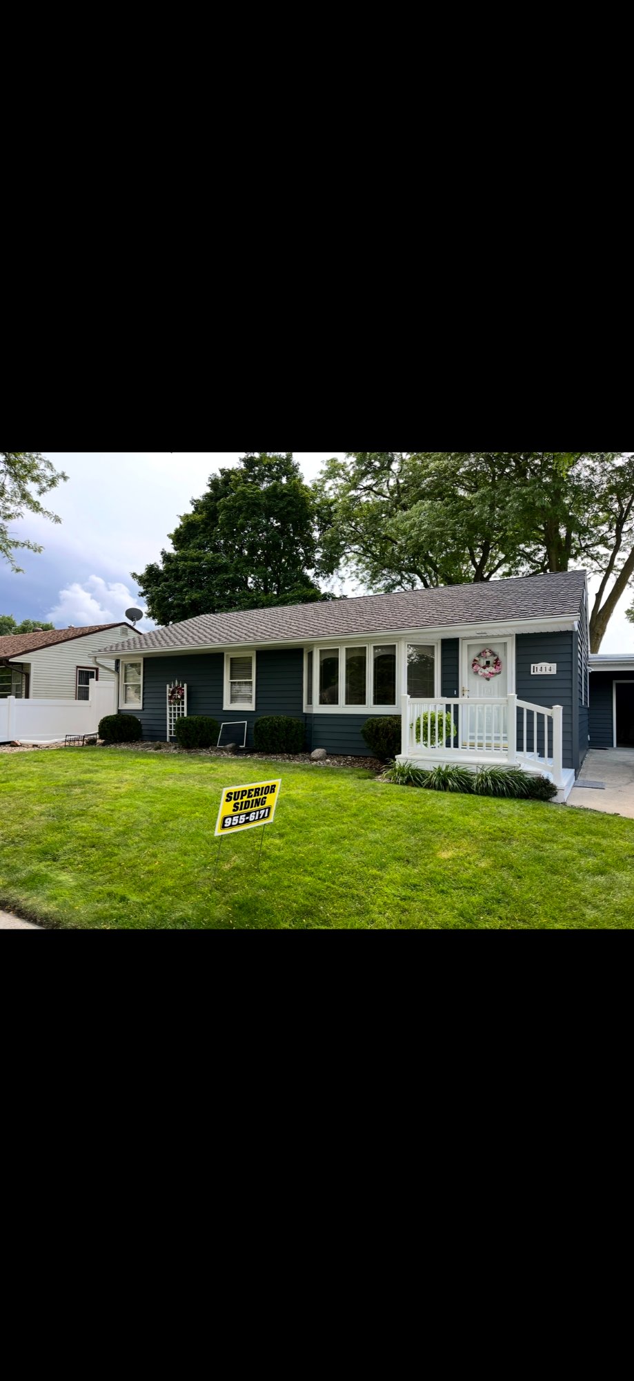 Siding project by Superior Siding