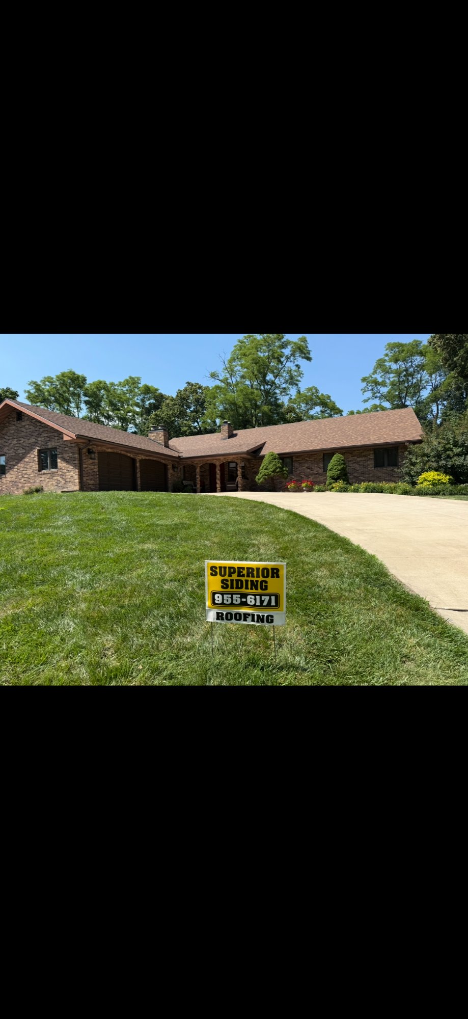 Roofing project by Superior Siding