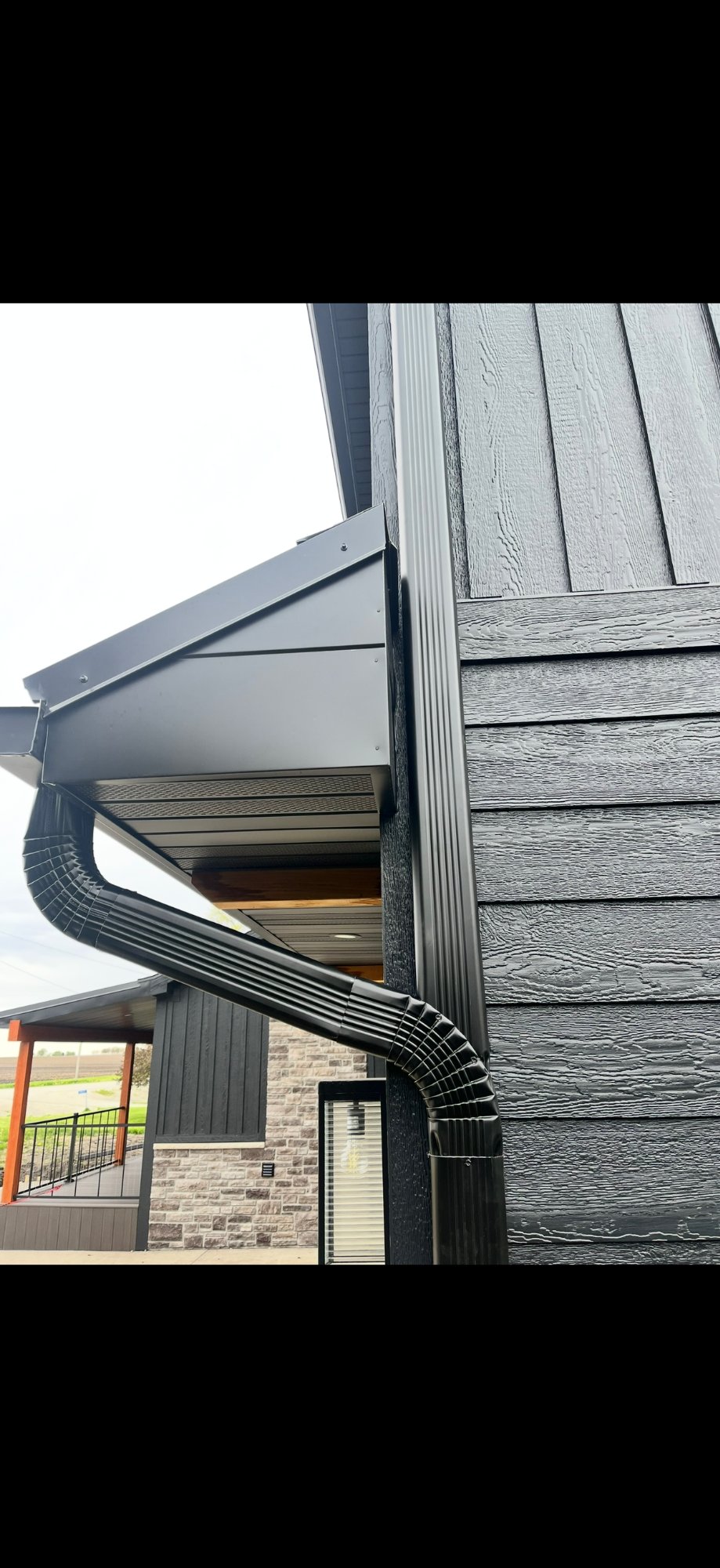 Gutter installation by Superior Siding